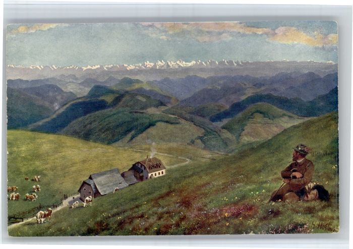 Belchen Baden Belchen Hotel Kuenstler H. Hoffmann