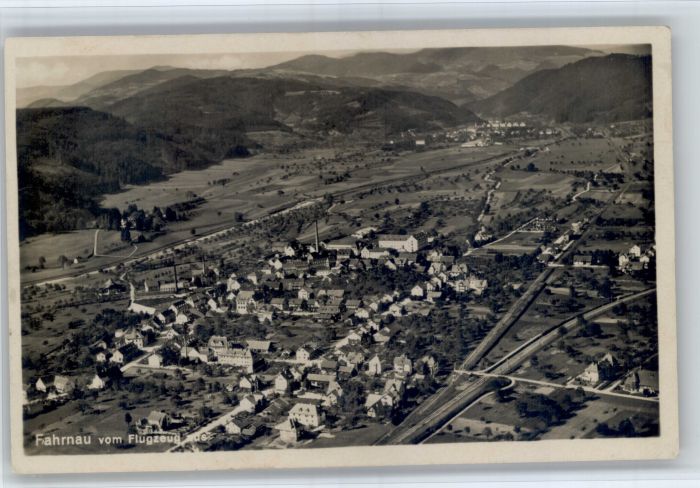Fahrnau Fliegeraufnahme