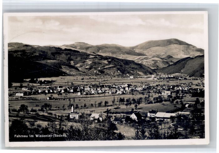 Fahrnau Wiesental Baden