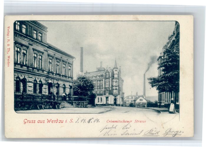 Werdau Sachsen Crimmitschauer Strasse