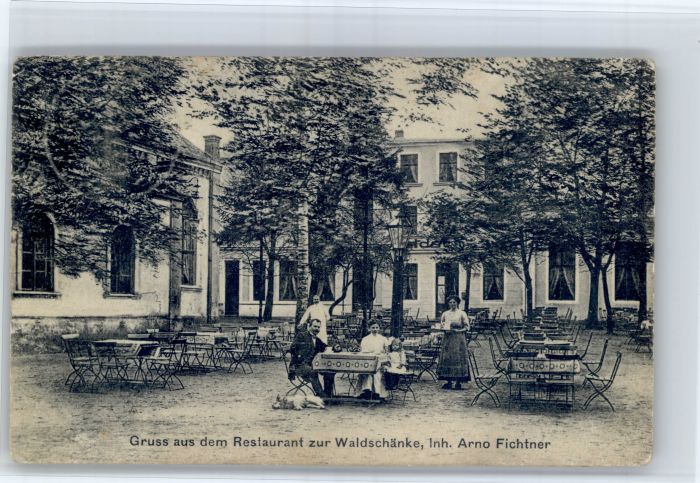 Fuerstenwalde Spree Fuerstenwalde [Stempelabschlag] Spree Restaurant zur Waldsch