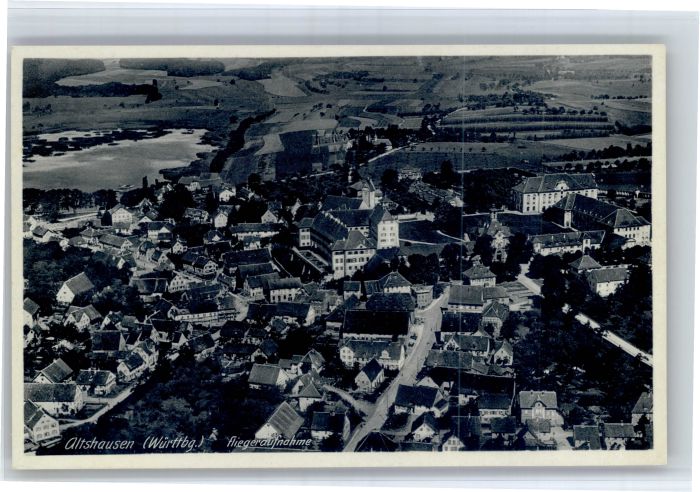 Altshausen Wuerttemberg Fliegeraufnahme