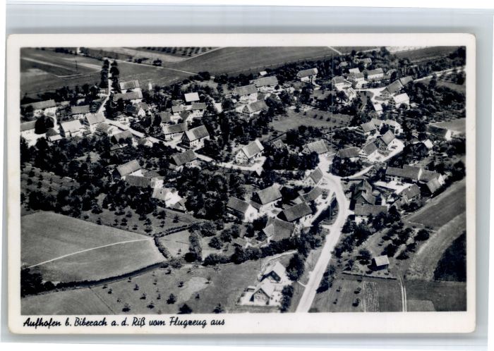 Aufhofen Biberach Riss Fliegeraufnahme