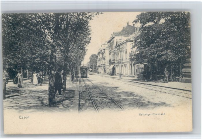Essen Ruhr Strassenbahn Kettwiger-Chaussee