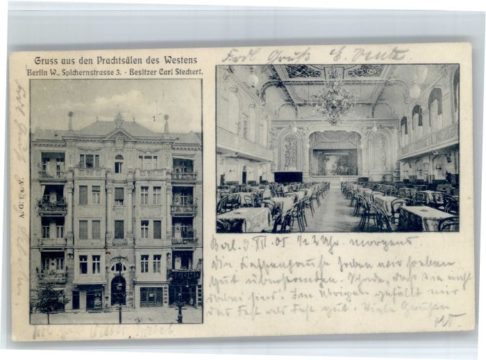 Berlin Prachsaal des Westens Spichernstrasse 3