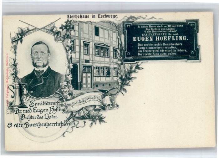 Eschwege Sterbehaus Dr. Eugen Hoefling