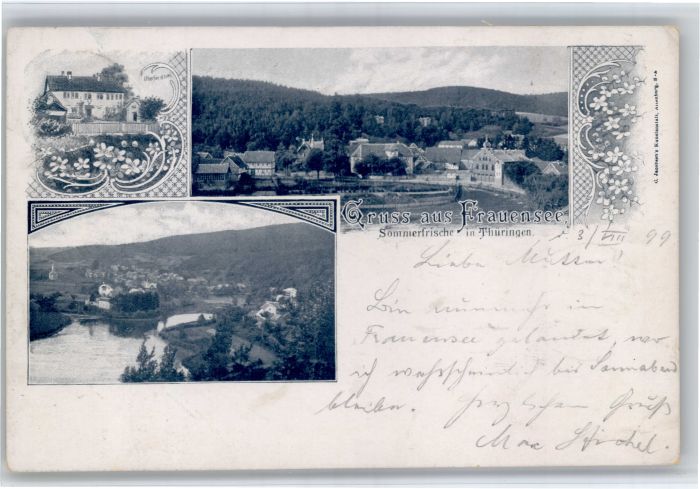 Frauensee Thueringen Foersterei x