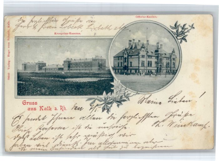 Kalk Koeln Kalk Rhein Kronprinz Kaserne Offizierkasino