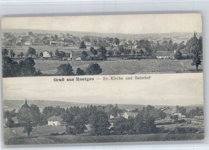 Roetgen Kirche Bahnhof