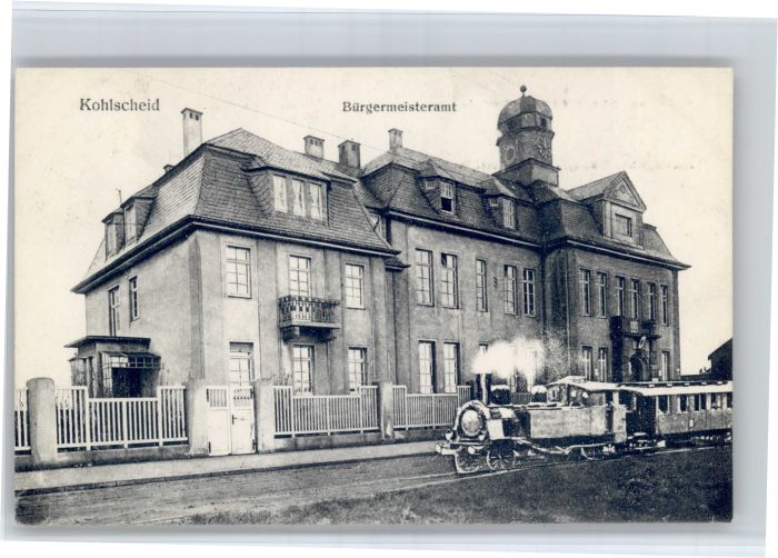 Kohlscheid Buergermeisteramt Eisenbahn
