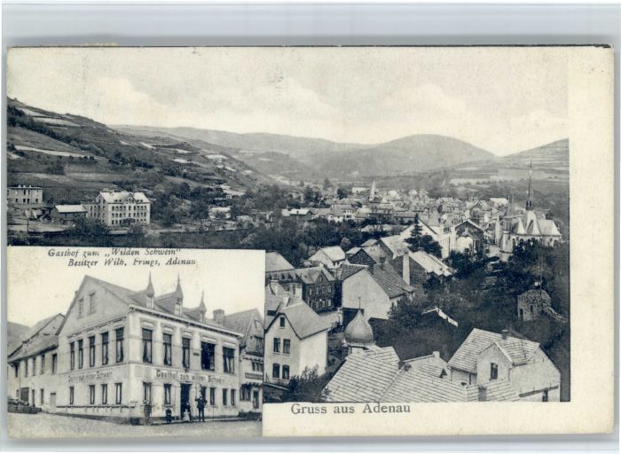 Adenau Ahrweiler Rheinland-Pfalz Adenau Gasthof zum Wilden Schwein