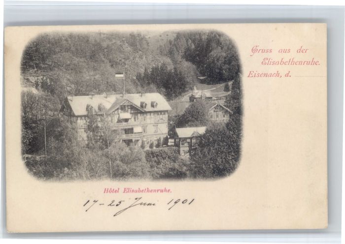 Eisenach Thueringen Eisenach Hotel Elisabethenruhe
