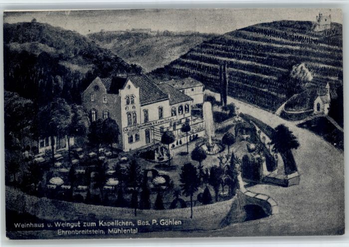 Ehrenbreitstein Muehlental Weinhaus Weingut zum Kapellchen