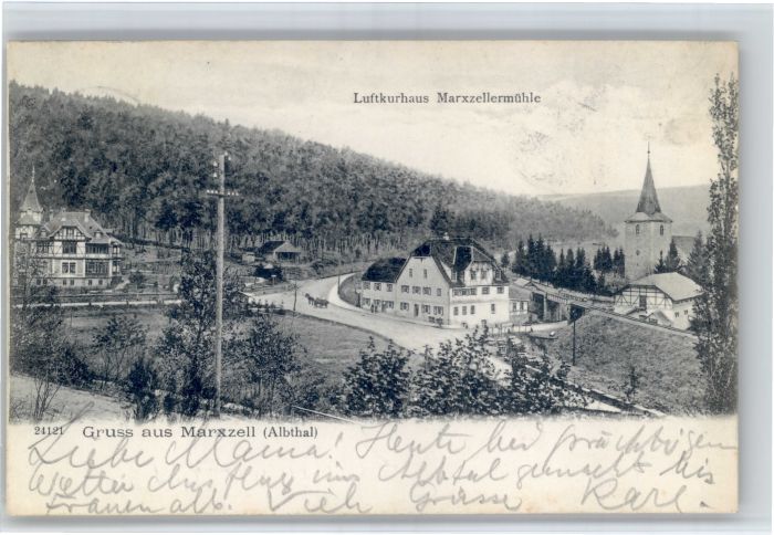 Marxzell Karsruhe BW Albthal Kurhaus Marxzellermuehle