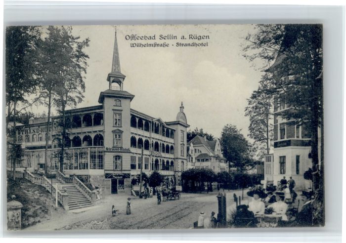 Sellin Ruegen stseebad Wilhelmstrasse Strandhotel