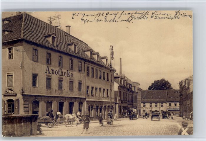 Pulsnitz Sachsen Pulsnitz Bismarckplatz Apotheke
