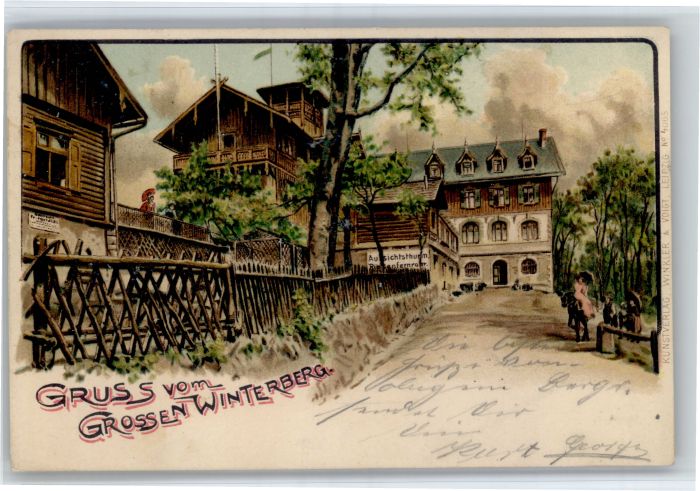 Bad Schandau [Stempelabschlag] Grossen Winterberg