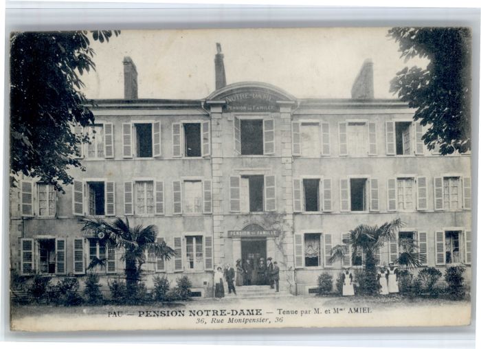 Pau 64 Pension Notre-Dame Rue Montpensier 36