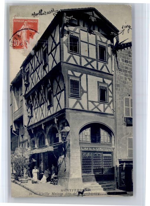 Montferrand Clermont-Ferrand Maison de l'Apothicaire Cafe Comptoir