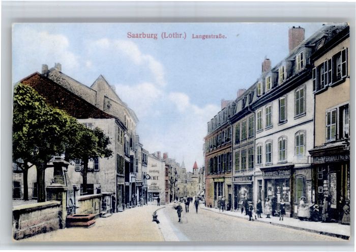 Saarburg Lothringen Langestrasse