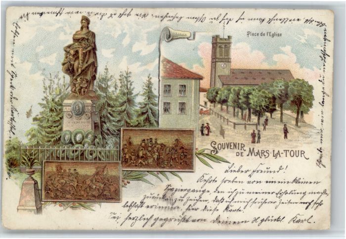 Metz  57 Moselle Metz [Stempelabschlag] Mars-la-Tour Pla