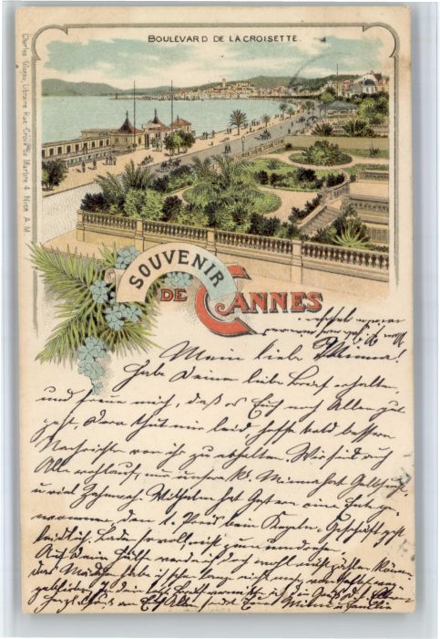 Cannes Alpes-Maritimes Cannes Boulevard Croisette