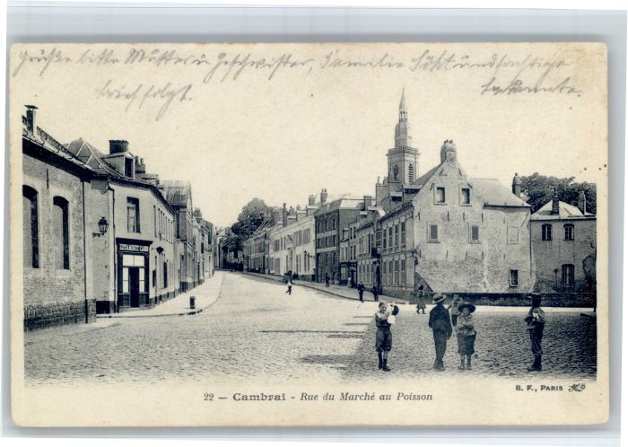 Cambrai Rue Marche Poisson