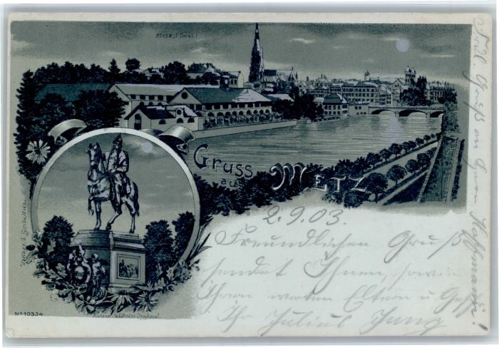 Metz  57 Moselle Metz Kaiser Wilhelm Denkmal