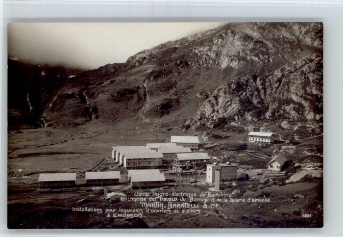 Barberine Usine Barrage