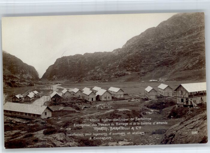 Barberine Usine Barrage