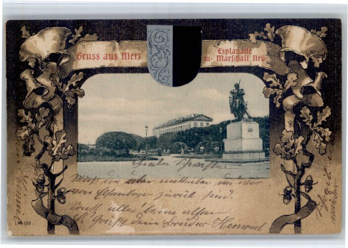 Marschall Vinzenz Metz Esplanade Marschall Ney Wappen