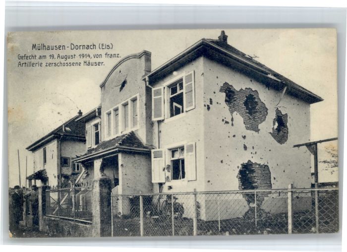 Dornach Elsass Mülhausen Zerstörung x