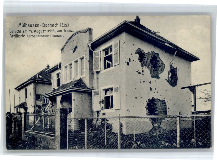 Dornach Elsass Mülhausen Zerstörung x