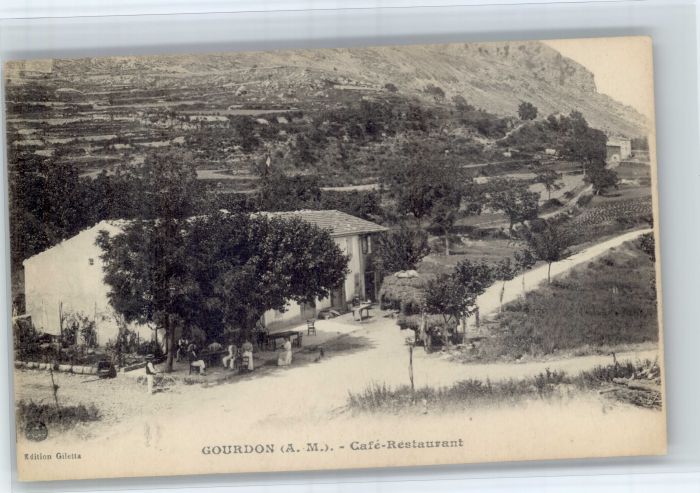 Gourdon 06 Alpes-Maritimes Gourdon Cafe Restaurant
