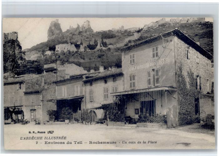 Rochemaure Coin Place Ardeche