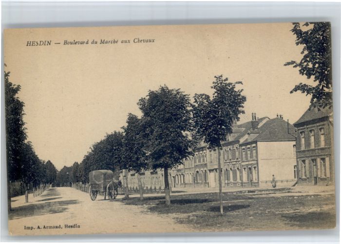 Hesdin Boulevard Marche Chevaux