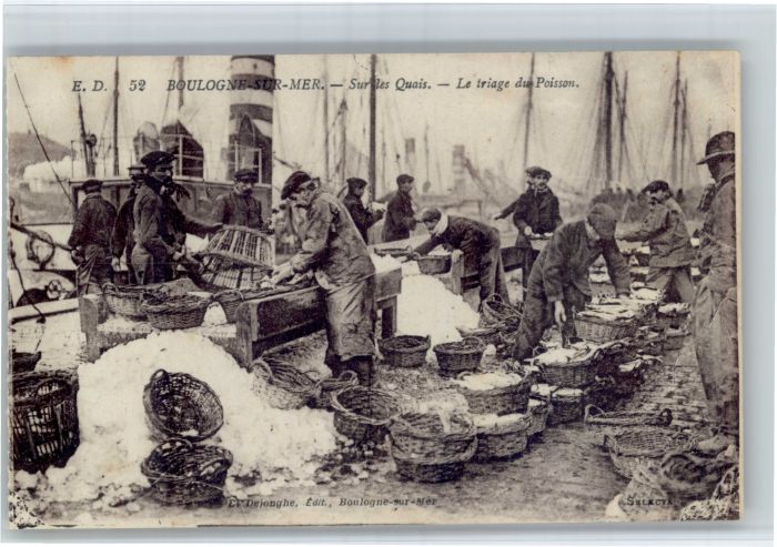 Boulogne-sur-Mer Quai Triage Poisson
