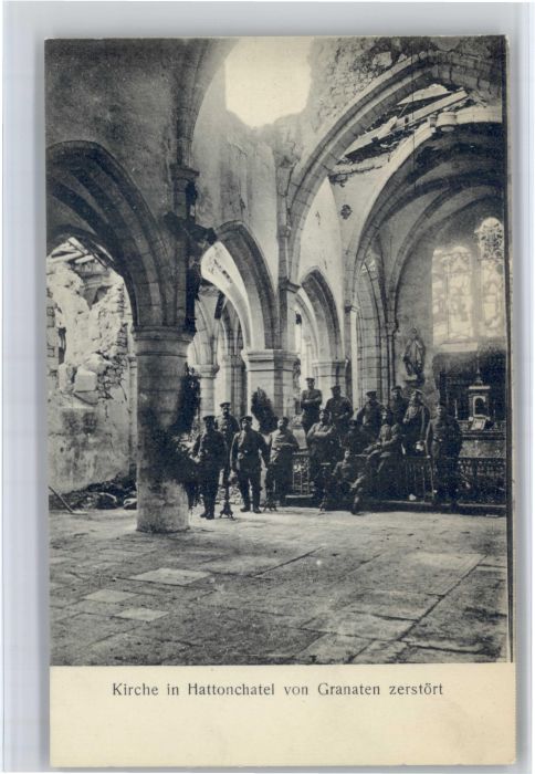 Hattonchatel Kirche Zerstörung