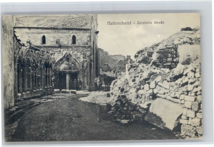 Hattonchatel Zerstörung