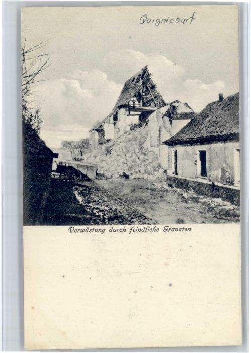 Guignicourt Aisne Zerstörung