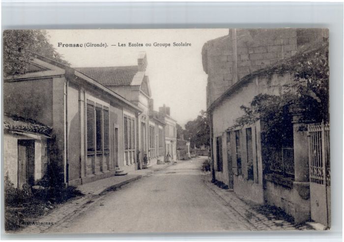 Fronsac Gironde Ecole Gourpe Scolaire