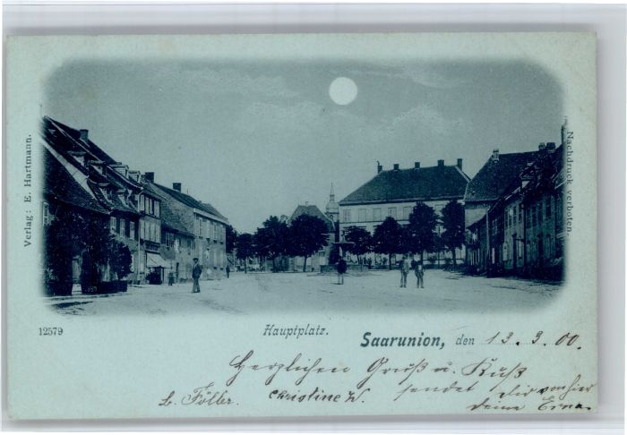 Saarunion Hauptplatz Mondscheinkarte