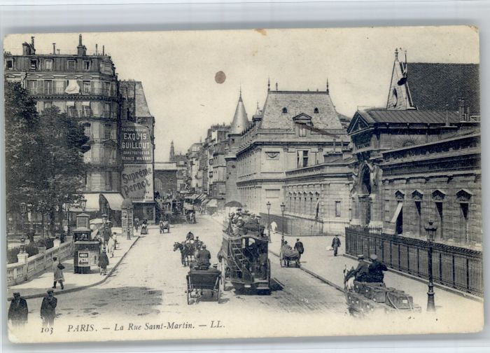Paris Rue Saint Martin