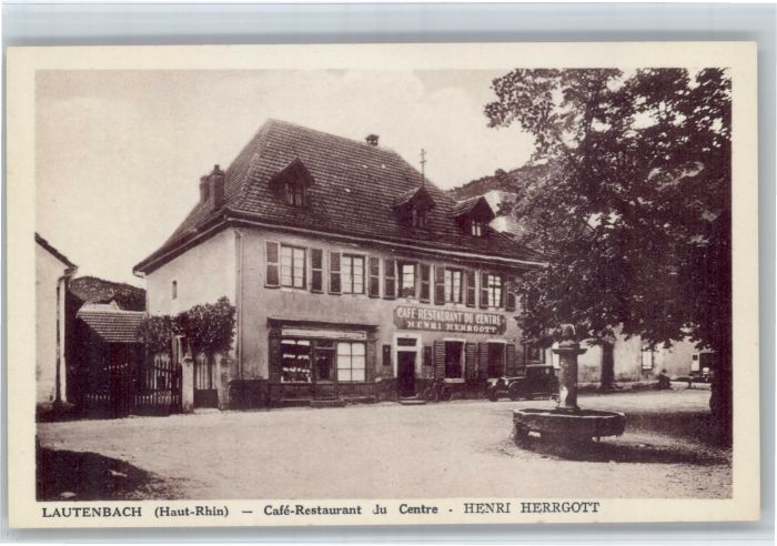 Lautenbach Haut Rhin Elsass Lautenbach_Elsass Haut-Rhin Cafe Restau