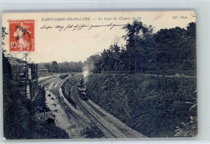 Saint-Germain-en-Laye Ligne Chemin Fer Eisenbahn