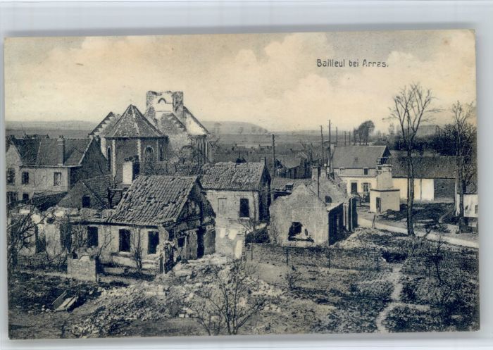 Bailleul Nord Bailleul Arras Zerstörung