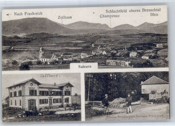 Salzern Zollhaus Schlachtfeld Breuschtal Blen C