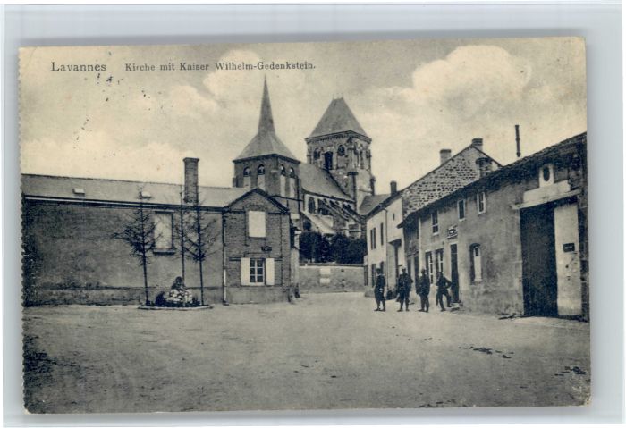 Lavannes Kirche Kaiser Wilhelm Gedenkstein