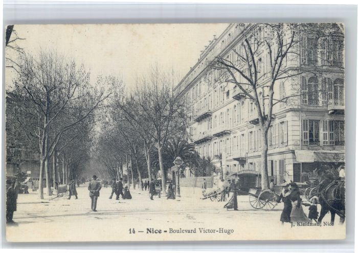 Nice Alpes Maritimes Nice Boulevard Victor-Hugo