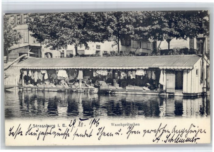 Strasbourg Alsace Strassburg_Elsass Waschpritschen